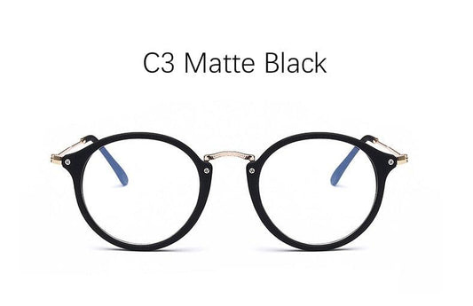 Round Circle Eye Glasses Large Oversized Metal - Customized Prescription Sunglasses and Spectacles