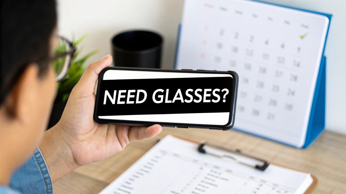 How to tell if you need glasses: quick signs & tests