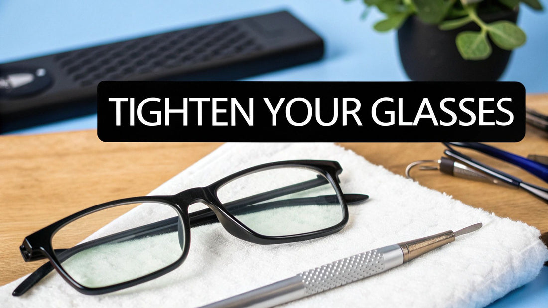 How can i tighten my glasses: Simple Fixes for Metal & Plastic Frames