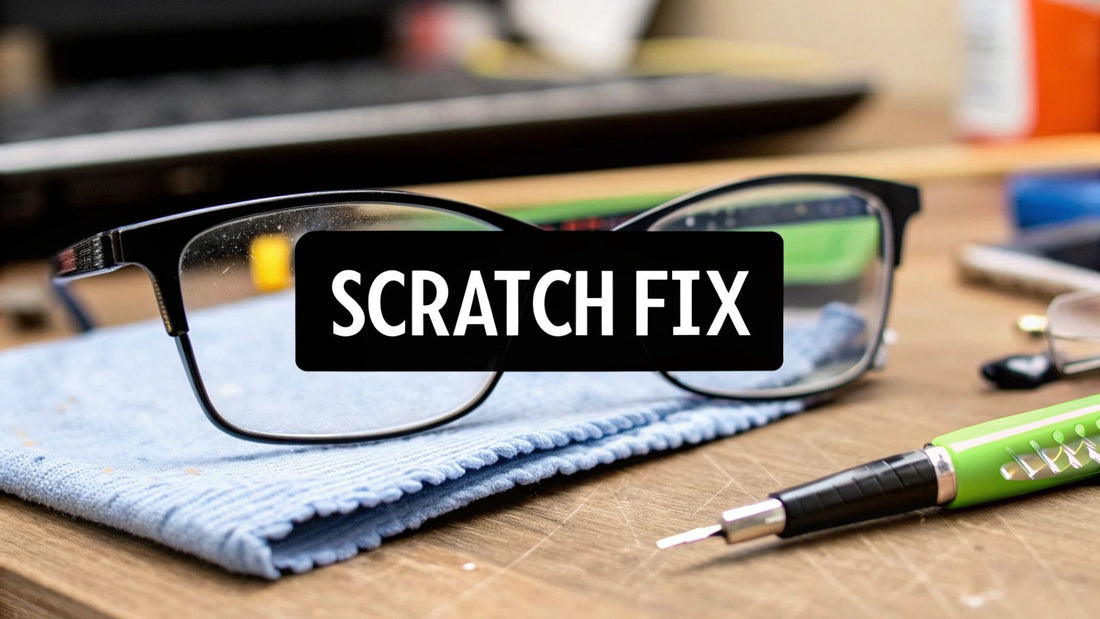 How Do You Remove Scratches From Eyeglasses: Safe, Simple Fixes