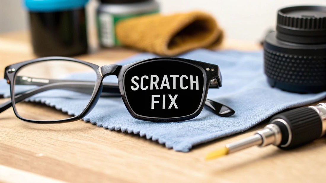 how to get scratches out of your glasses: easy fixes