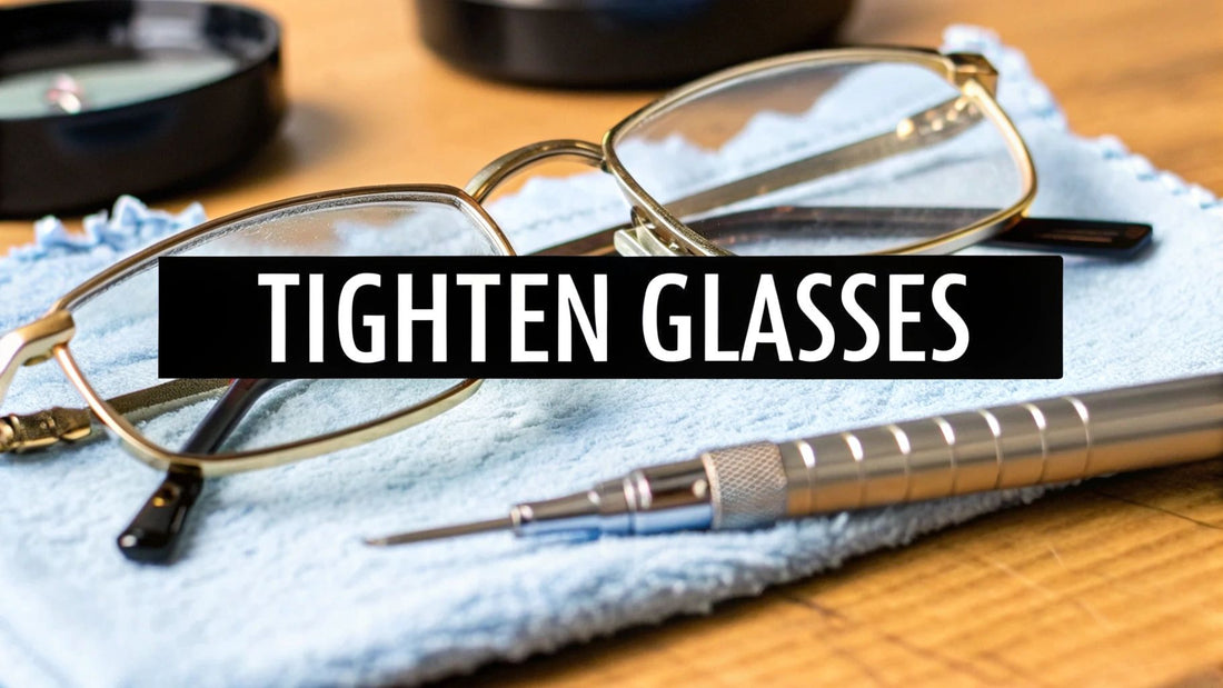 How to Tighten My Glasses A Guide to Perfect Fit and Clear Vision