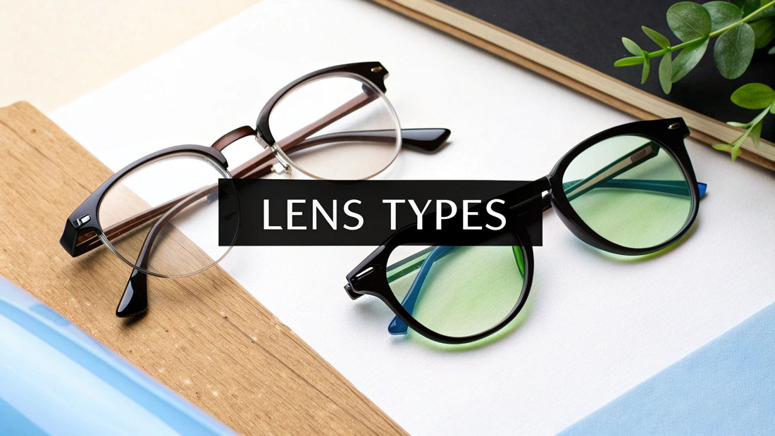 A Guide to the Types of Lenses for Eyeglasses