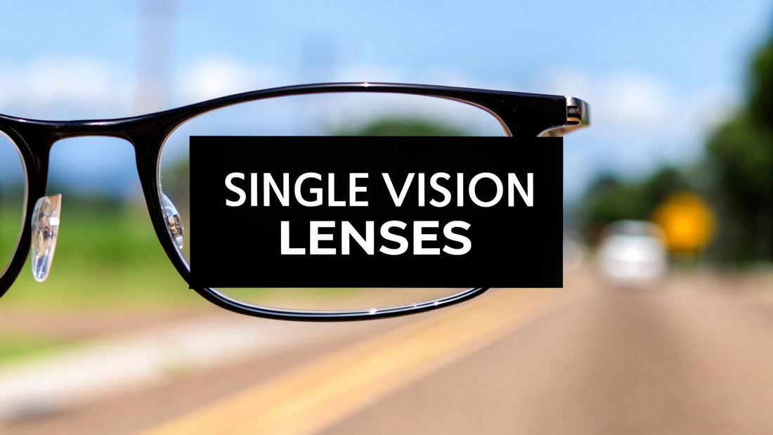 What Are Single Vision Lenses A Clear Guide to Your Best Vision