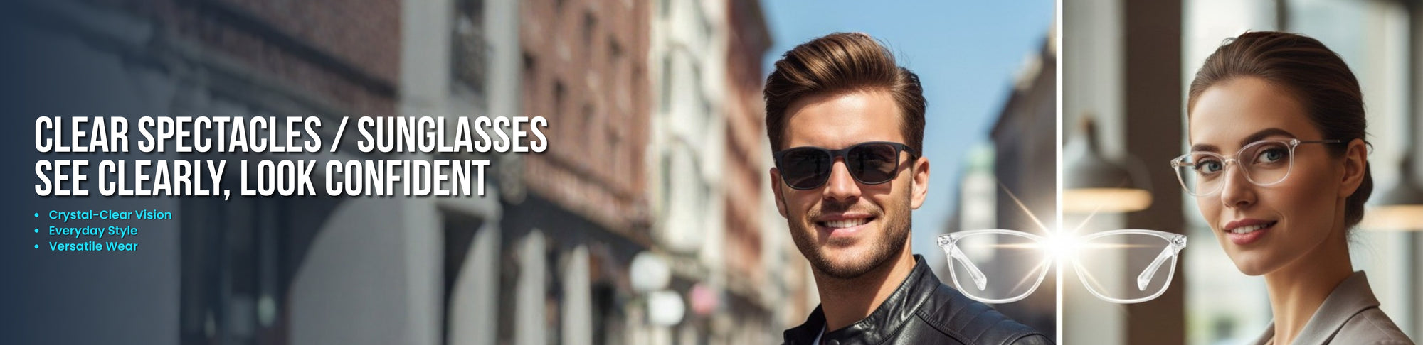 Clear Spectacles/Sunglasses