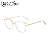Hotony Women's Full Rim Cat Eye TR 90 - Customized Prescription Sunglasses and Spectacles