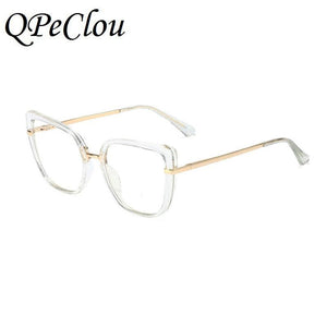 Hotony Women's Full Rim Cat Eye TR 90 - Customized Prescription Sunglasses and Spectacles
