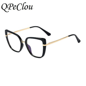 Hotony Women's Full Rim Cat Eye TR 90 - Customized Prescription Sunglasses and Spectacles