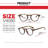 UV400 Blue Ray Blocking Eyeglasses - Customized Prescription Sunglasses and Spectacles