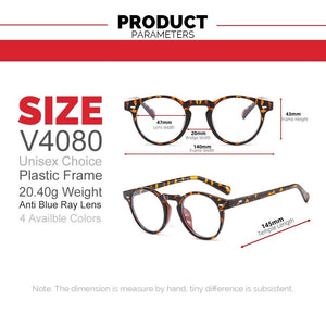 UV400 Blue Ray Blocking Eyeglasses - Customized Prescription Sunglasses and Spectacles