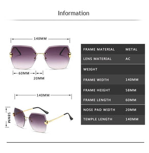 Luxury Brand Sunglasses Women Famous UV400 - Customized Prescription Sunglasses and Spectacles