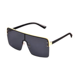 FOENIXSONG  Oversized Sunglasses Gold Frame