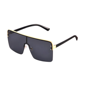 FOENIXSONG  Oversized Sunglasses Gold Frame