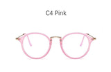 Round Circle Eye Glasses Large Oversized Metal - Customized Prescription Sunglasses and Spectacles