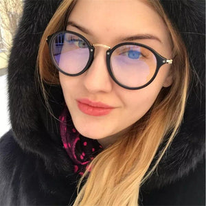 Round Circle Eye Glasses Large Oversized Metal - Customized Prescription Sunglasses and Spectacles