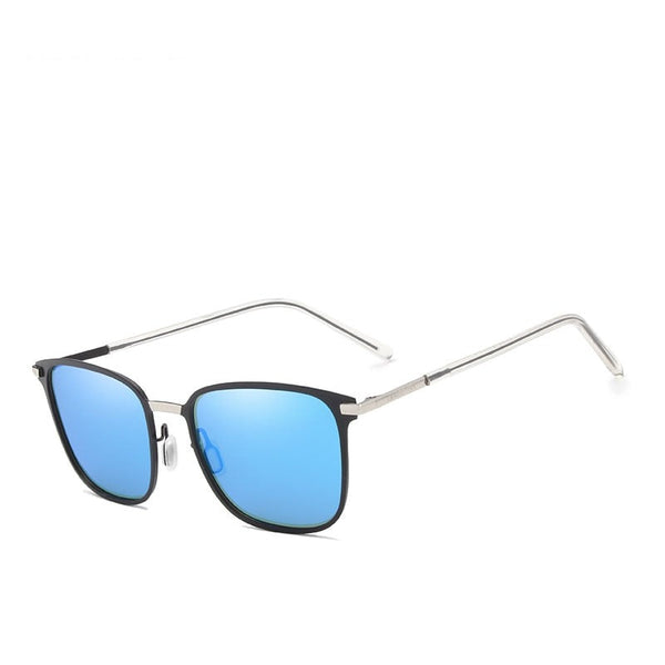WearMe Pro - Premium Polarized Mirror Lens Classic Square Style