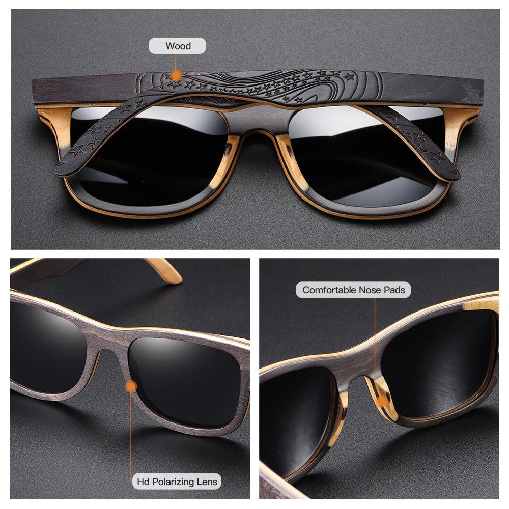 GOWOOD Wood Sunglasses Mens - Customized Prescription Sunglasses and Spectacles