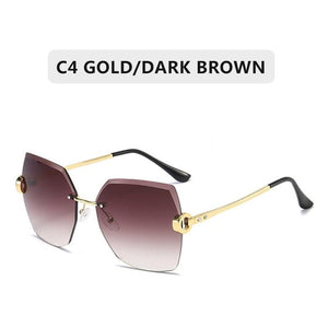 Luxury Brand Sunglasses Women Famous UV400 - Customized Prescription Sunglasses and Spectacles