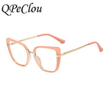 Hotony Women's Full Rim Cat Eye TR 90 - Customized Prescription Sunglasses and Spectacles