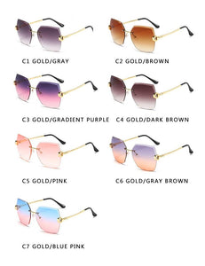Luxury Brand Sunglasses Women Famous UV400 - Customized Prescription Sunglasses and Spectacles