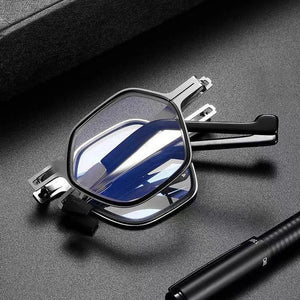 HMC Reading Glasses Metal Foldable - Customized Prescription Sunglasses and Spectacles
