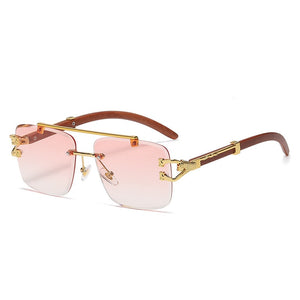 Street Knitted Silver Frame Vintage Retro Clear Lens