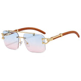 Street Knitted Silver Frame Vintage Retro Clear Lens