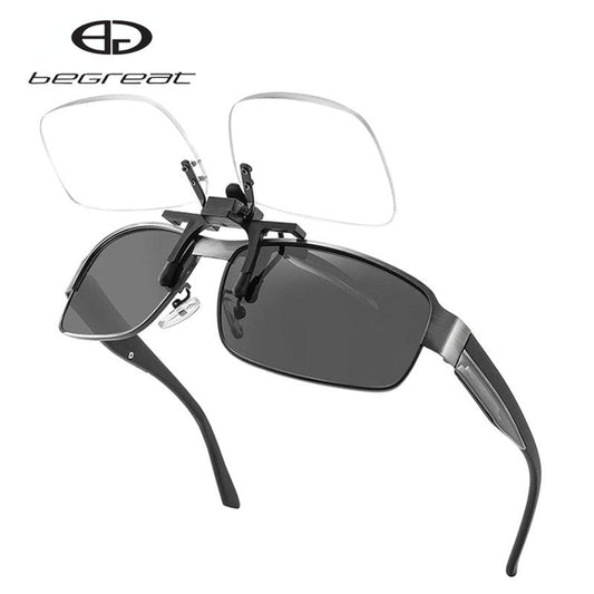 HHCC Reading glasses clip - Bluechromic Lens Flip - Customized Prescription Sunglasses and Spectacles