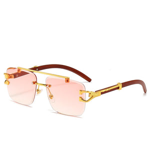 Street Knitted Silver Frame Vintage Retro Clear Lens