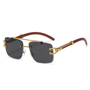 Street Knitted Silver Frame Vintage Retro Clear Lens