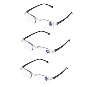 HC Rimless Reading Glasses - Customized Prescription Sunglasses and Spectacles